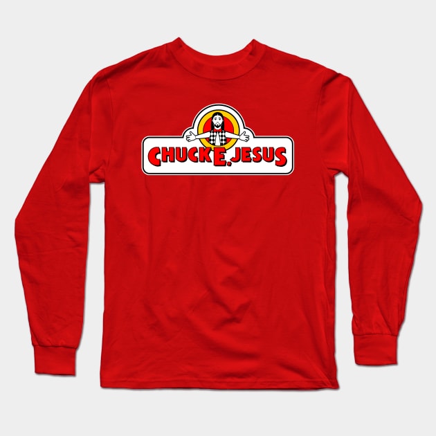 Chuck E. Jesus Long Sleeve T-Shirt by ElectricGecko